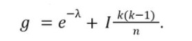 Empowerment growth factor: g = exp(−λ) + I × k(k−1)/n